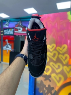 NIKE AIR JORDAN 4 PRETO/VERMELHO - comprar online