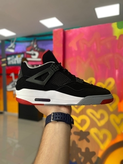 NIKE AIR JORDAN 4 PRETO/VERMELHO na internet