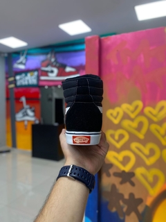 VANS OLD SKOOL CANO ALTO PRETO/BRANCO na internet