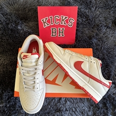 Nike Dunk Low Grey Varsity Red