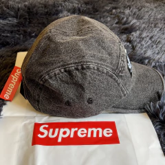 Boné Supreme Denim Camp Cap na internet