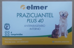 ANTIPARASITARIO COMPRIMIDO PRAZICUANTEL X 4