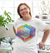 Playera cubo acuarela