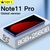 Celulares Versão Global Note11 Pro 8GB 256GB Tela Cheia Celulares 5.8 Polegada - loja online