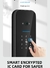 Xsdts tuya wifi digital eletrônico fechadura da porta inteligente com câmera b na internet