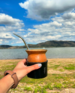Calabaza y soporte