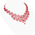 CP039 Collar coral bambu 6mm y plata 925 - comprar online