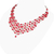 CP039 Collar coral bambu 6mm y plata 925 en internet