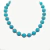 CP043-SD Collar magnesita turquesa 14mm y plata 925