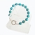 PP080-SD Pulsera turquesa 8mm y plata 925 - comprar online