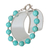 PP036-SD Pulsera amazonita rusa 10mm y plata 925 - comprar online