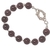 PP049-SD Pulsera granate 10mm y plata 925 - comprar online