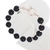 PP058-SD Pulsera ónix negro 10mm y plata 925 - comprar online