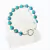 PP080-SD Pulsera turquesa 8mm y plata 925 - VIVIANA MORENO