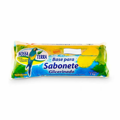 Base glicerinada branca para sabonetes - Nossa Terra - 1Kg na internet