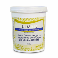 Base creme vegano hidratante com óleo de rosa mosqueta - 1 Kilo - Limne