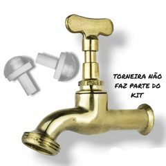 Kit 10 Vedante Carrapeta P/ Torneira 5 de 1/2" e 5 de 3/4" Silicone 10 Unidades na internet