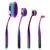 Set de brochas de maquillaje - 4 piezas - MŌDA® Prismatic Face Perfecting Kit