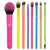 Set de brochas y pinceles de maquillaje - 8/9 piezas - Neón - MODA TOTALLY ELECTRIC FULL FACE