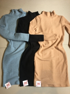 combo: vestido lanilla + panty efecto piel - eterna e-shop