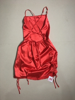 vestido saten en internet