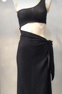 Vestido tejido pareo - tienda online