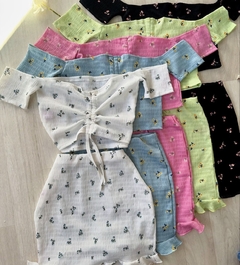 Set magnolia manga corta - comprar online