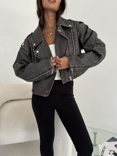 Biker Jacket gris