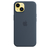 Imagem do Capa de silicone com MagSafe para iPhone 14 – Azul-tempestade