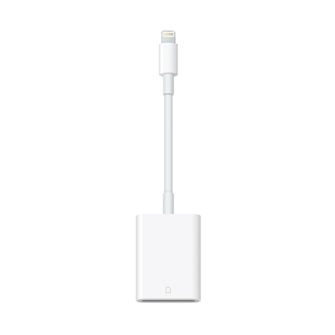 Leitor de cartão SD com conector Lightning