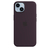 Capa de silicone com MagSafe para iPhone 14 – Roxo-silvestre