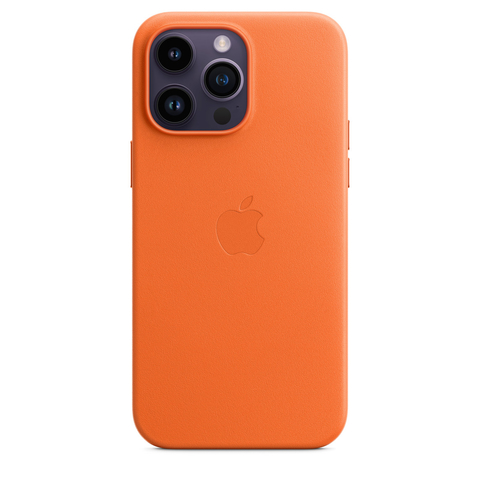 Capa de couro com MagSafe para iphone 14 Pro Max