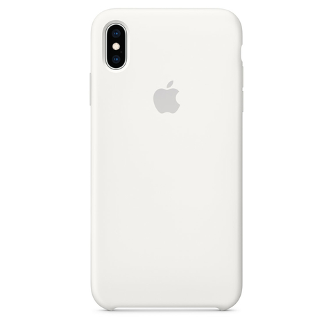 Capa de silicone para iPhone XS Max - Preto