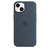 Capa de silicone com MagSafe para iPhone 14 – Azul-tempestade - Apple (BR)
