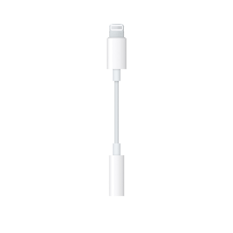 Adaptador de Lightning para conector de fones de ouvido de 3,5 mm
