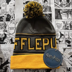 Gorro Hufflepuff con pompom I Licencia Oficial