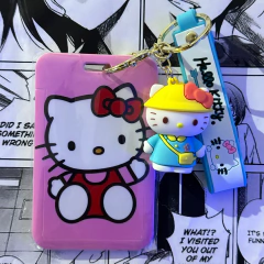 Portatarjetas con llavero Hello Kitty
