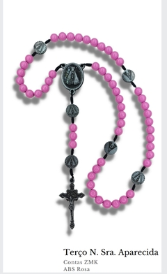 TERÇO N.SRA. APARECIDA ABS ROSA AR6107 PVZ