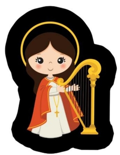 ALMOFADA SANTA CECÍLIA CÓD 3415