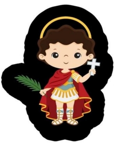 ALMOFADA SANTO EXPEDITO CÓD. 3297