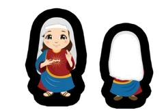 ALMOFADA CORAÇÃO DE MARIA CÓD.4808