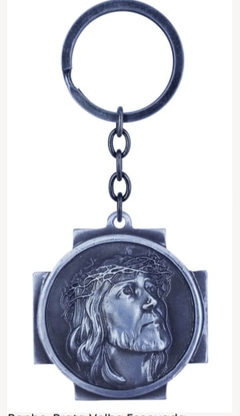 CHAVEIRO MEDALHA FACE DE CRISTO AR0005 PV