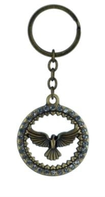 CHAVEIRO ESPIRITO SANTO C/STRASS- AR 0055 OV