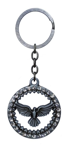 CHAVEIRO ESPIRITO SANTO C/STRASS- AR0055 PV