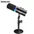 Sinelan usb/xlr microfone dinâmico touch-mute fone de ouvido jack & controle de - comprar online