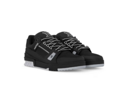 CALZADO SNEAKERS LOUIS VUITTON TRAINER BLACK 1 (IMPORTACION) - comprar en línea