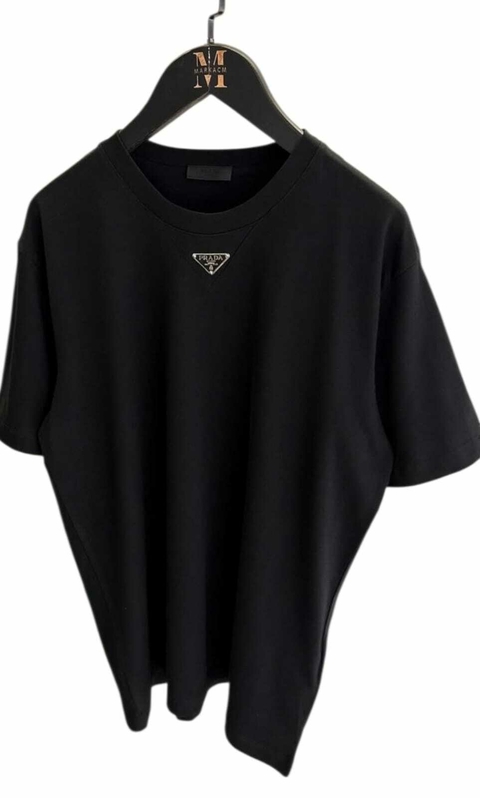 PLAYERA PRADA NEGRO REGULAR FIT MANGA CORTA (IMPORTACION)
