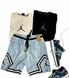 SHORT JORDAN DIAMOND WHITE THUNDER (IMPORTACION) - tienda en línea