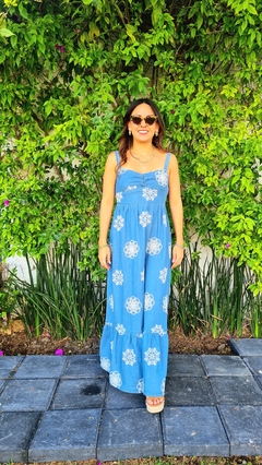 Maxivestido boho denim - comprar en línea