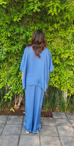 Set seda satinado azul - tienda en línea